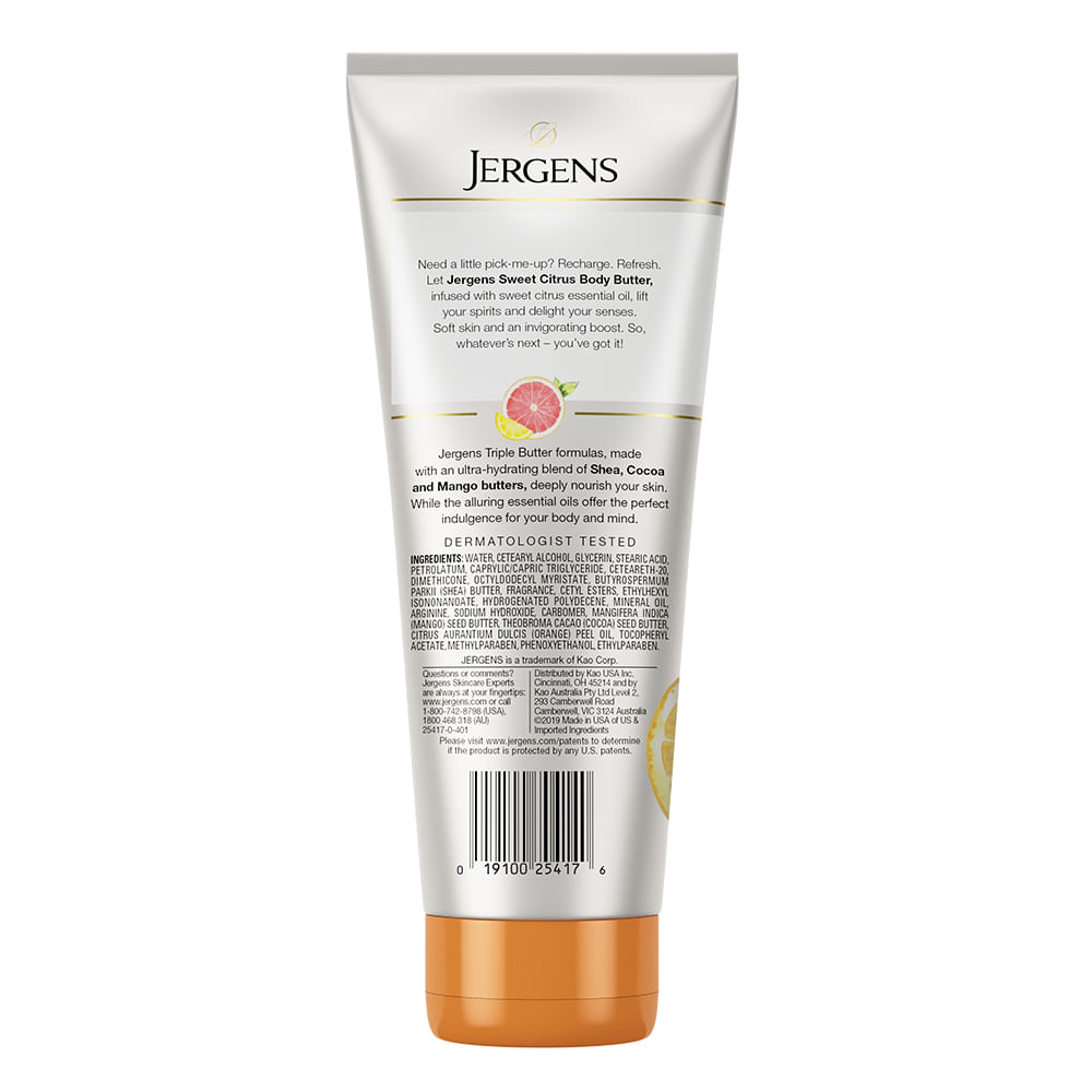 Jergens Sweet Citrus Body Butter 207 ML lasfragancias